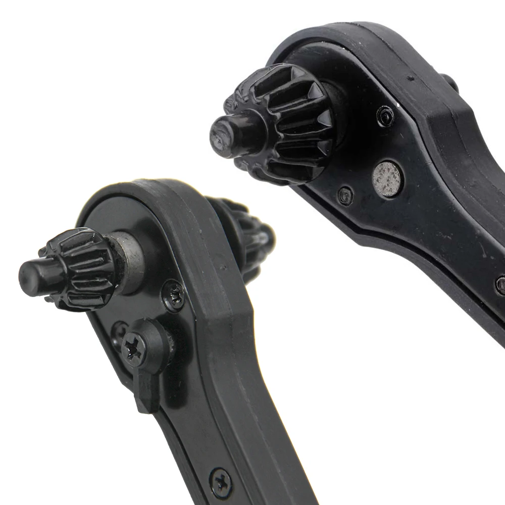 Home Improvement Items - Kunci Ratchet Bor Dua-dalam-Satu Warna Hitam,