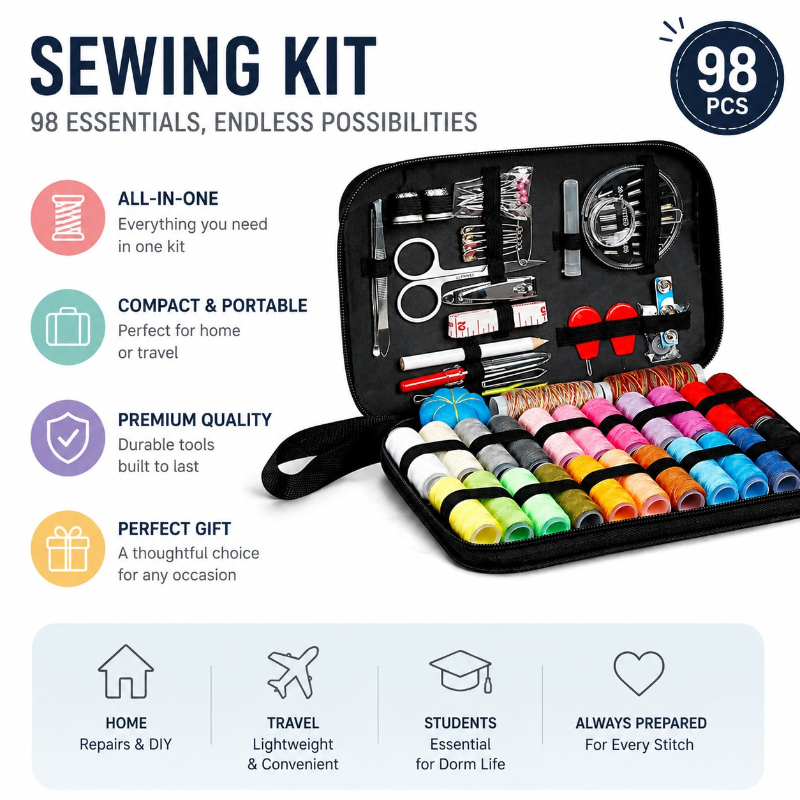Set Alat Aksesori Jahit 68/98  - Home Improvement Kit ulasan dan harga